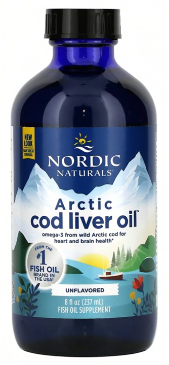 Arctic Cod Liver Oil. Unflavored - 237 ml.