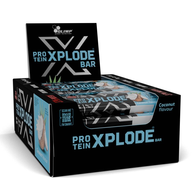 Protein Xplode Bar, Coconut - 25 x 40g