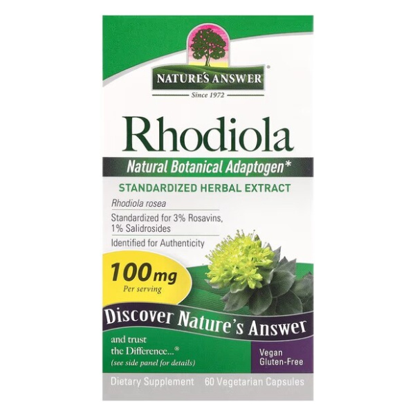 Rhodiola Root, 100mg - 60 vcaps