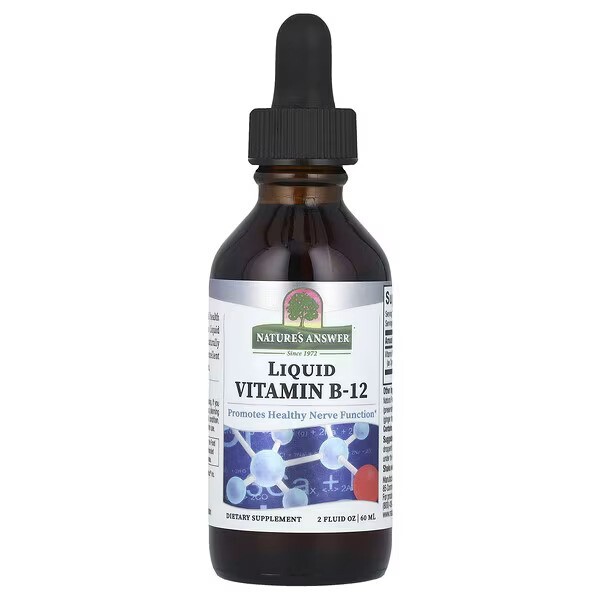 Liquid Vitamin B-12, 1000mcg - 60 ml.