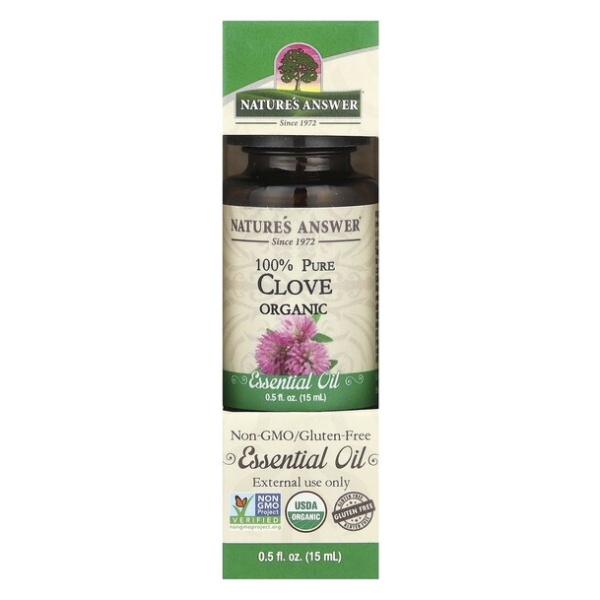 100% Pure Clove Essential Oil - 15 ml.