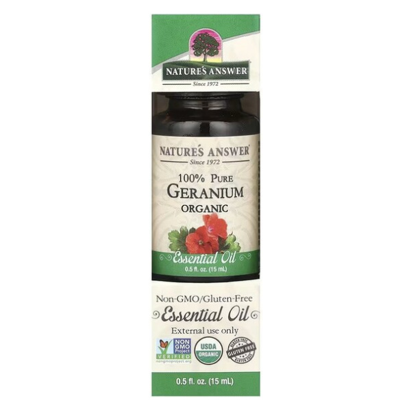 100% Pure Geranium Essential Oil - 15 ml.