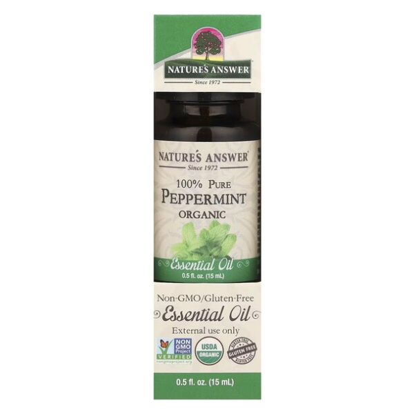 100% Pure Peppermint Essential Oil - 15 ml.