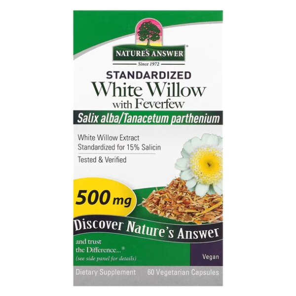White Willow with Feverfew - 60 vcaps