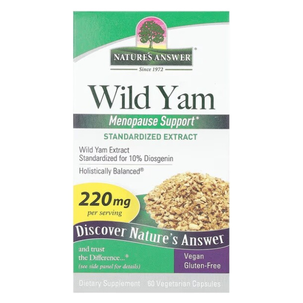 Wild Yam, 220mg - 60 vcaps