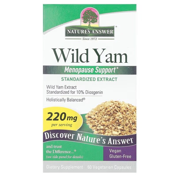 Wild Yam, 220mg - 60 vcaps