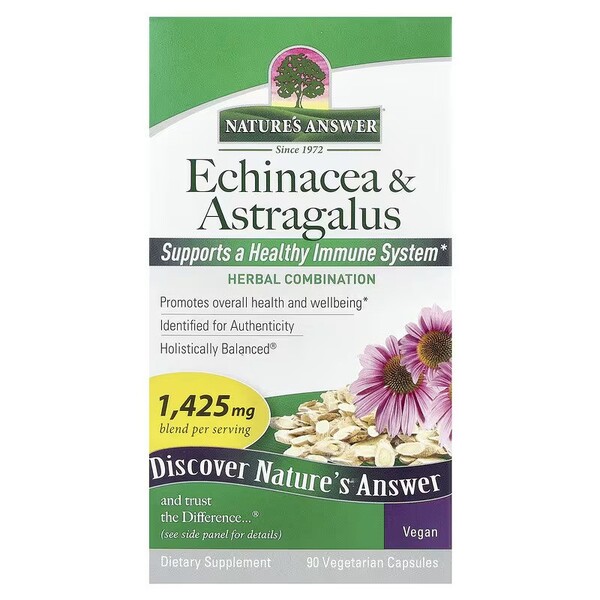 Echinacea & Astragalus, 1425mg - 90 vcaps