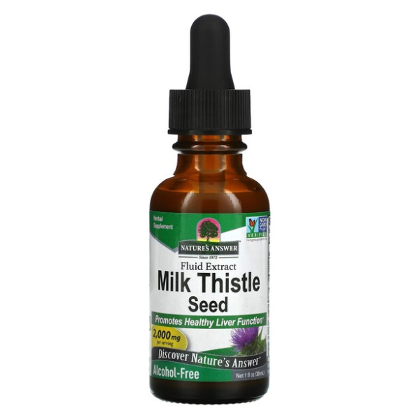 Milk Thistle Seed Extract, 2000mg - 30 ml.