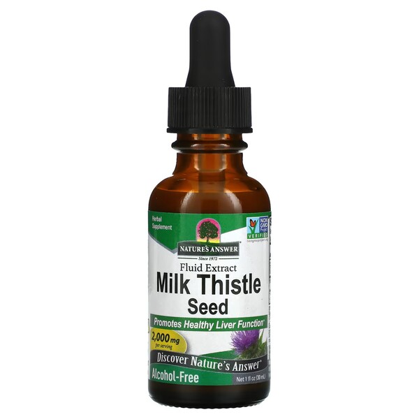 Milk Thistle Seed Extract, 2000mg - 30 ml.