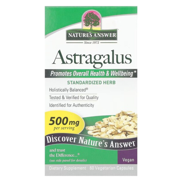 Astragalus Root, 500mg - 60 vcaps