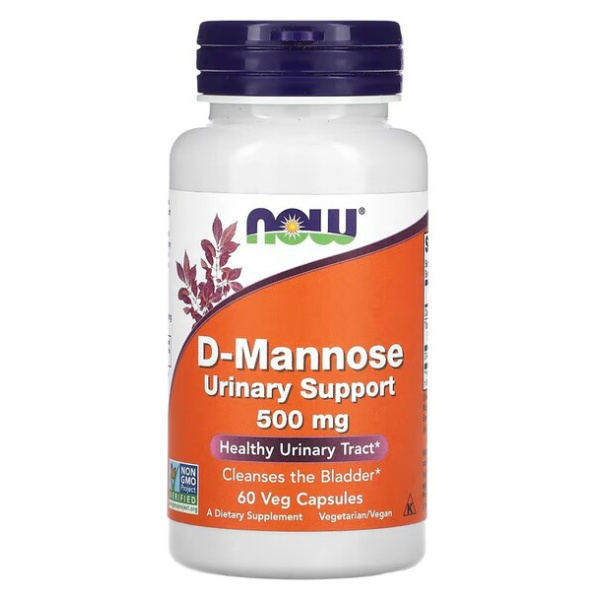 D-Mannose, 500mg - 60 vcaps
