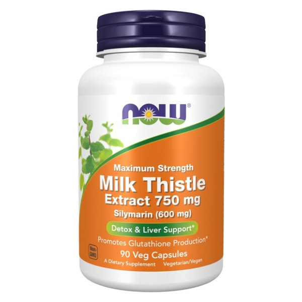 Milk Thistle Extract, 750mg Maximum Strength - 90 vcaps