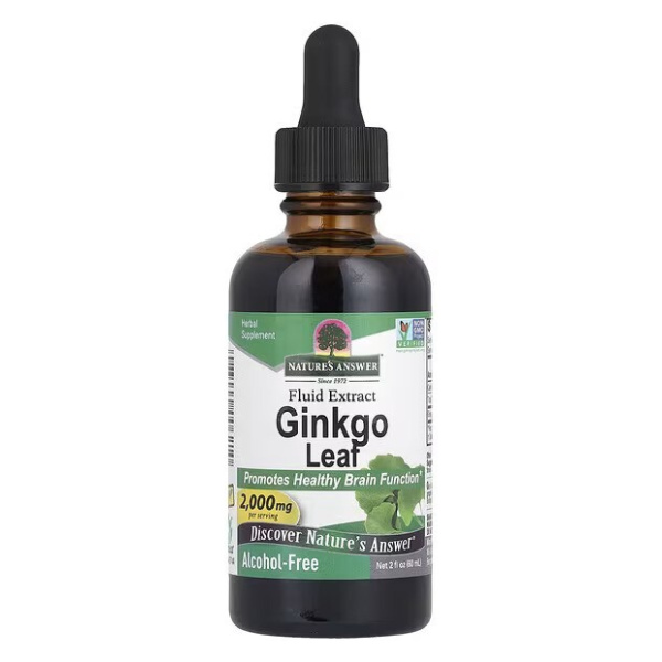 Ginkgo Leaf, 2000mg - 60 ml.