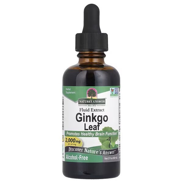 Ginkgo Leaf, 2000mg - 60 ml.