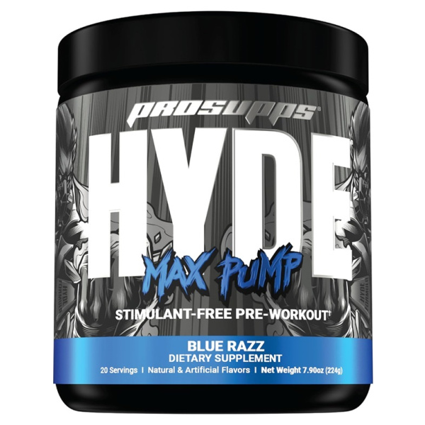 Hyde Max Pump, Blue Razz (EAN 810034812117) - 224g