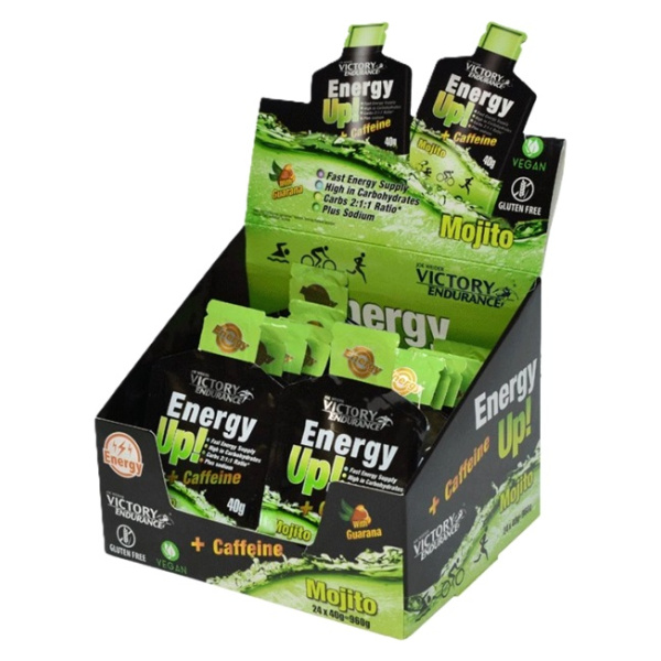 Joe Weider Victory Endurance Energy Up! + Caffeine, Mojito - 24 x 40g