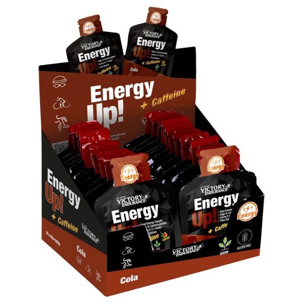 Joe Weider Victory Endurance Energy Up! + Caffeine, Cola - 24 x 40g