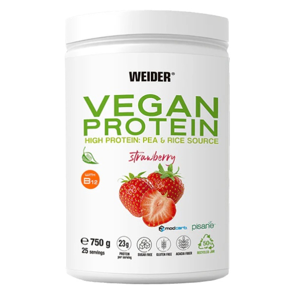 Vegan Protein, Strawberry - 750g