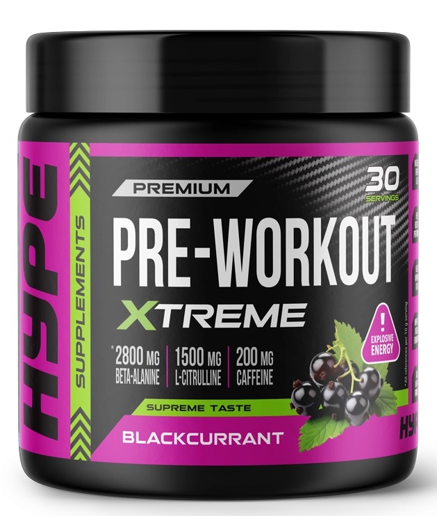 Pre-Workout Xtreme, Blackcurrant - 300g