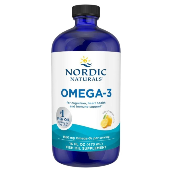 Omega-3, 1560mg Lemon - 473 ml.