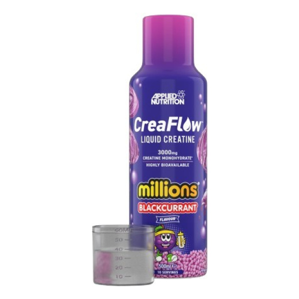 CreaFlow Liquid Creatine, Millions Blackcurrant - 500 ml.