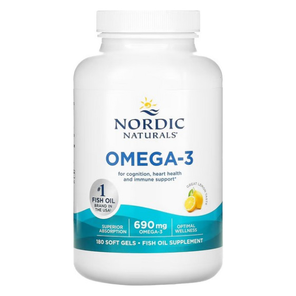 Omega-3, 690mg Lemon (EAN 768990891199) - 180 softgels