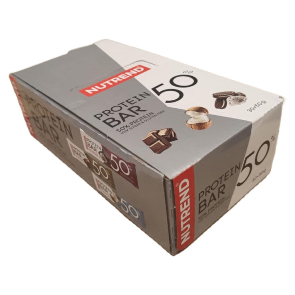 Protein Bar 50, Cookies & Cream - 30 x 50g