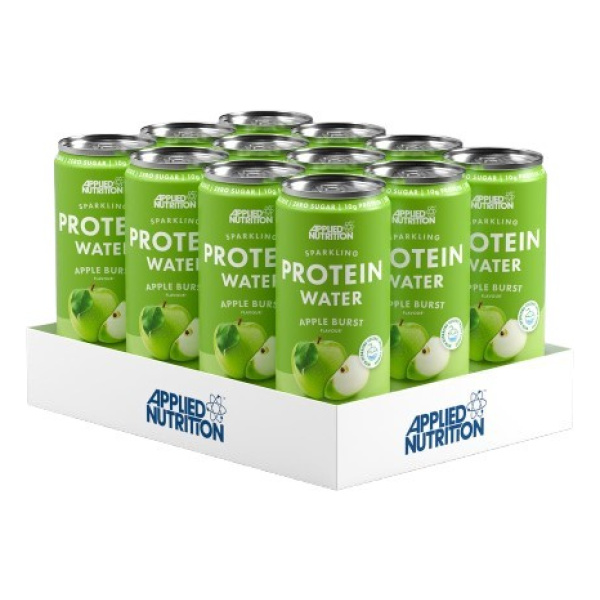 Sparkling Protein Water, Apple Burst - 12 x 330 ml.