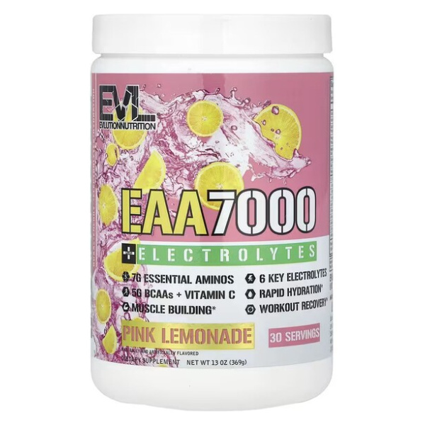 EAA 7000 + Electrolytes, Pink Lemonade - 369g