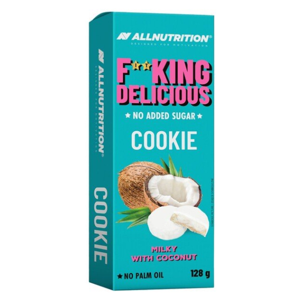 Fitking Delicious Cookie, Milky with Coconut - 128g