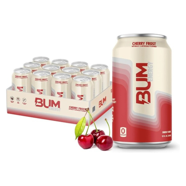 Bum Energy, Cherry Frost - 12 x 355 ml.