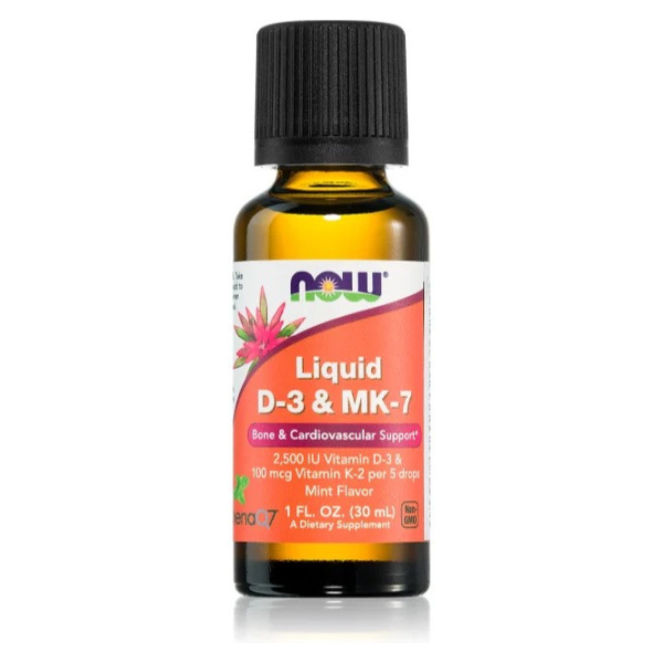 Liquid D-3 & MK-7, Mint - 30 ml.