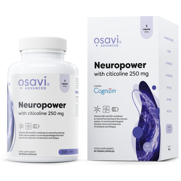 Neuropower with Citicoline, 250mg - 90 vegan caps