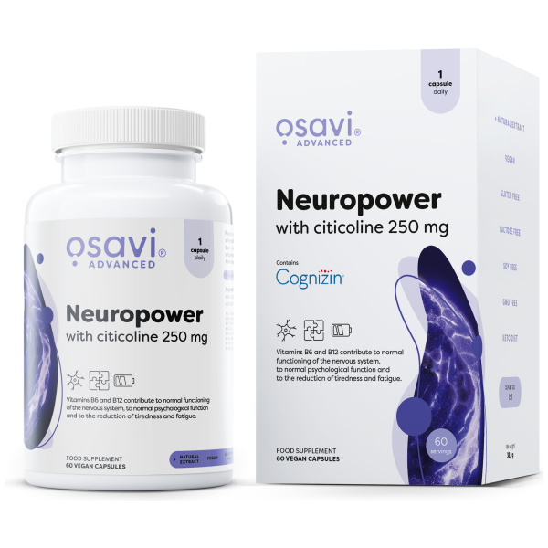 Neuropower with Citicoline, 250mg - 60 vegan caps