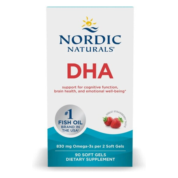 DHA, 830mg Strawberry - 90 softgels