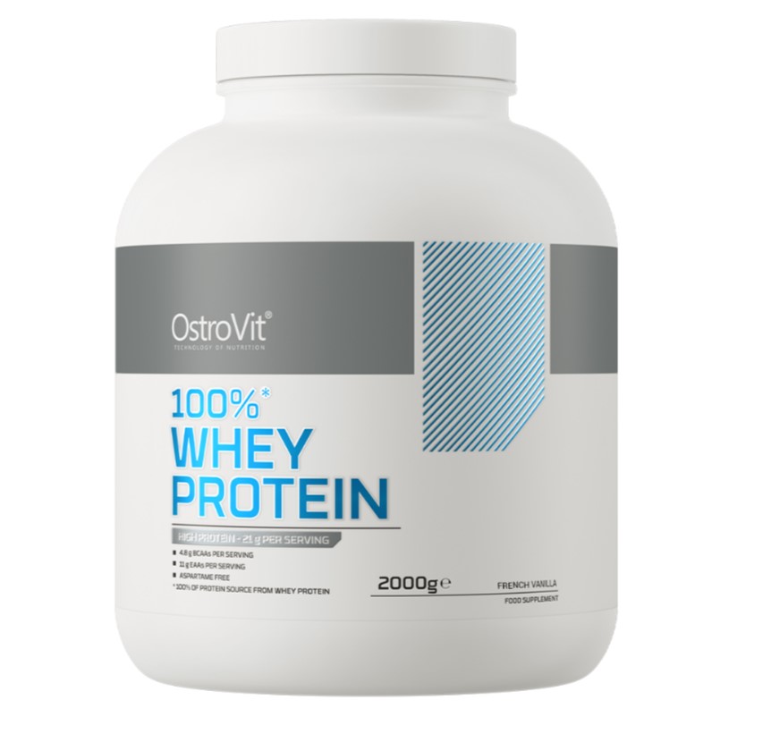 100% Whey Protein, French Vanilla - 2000g