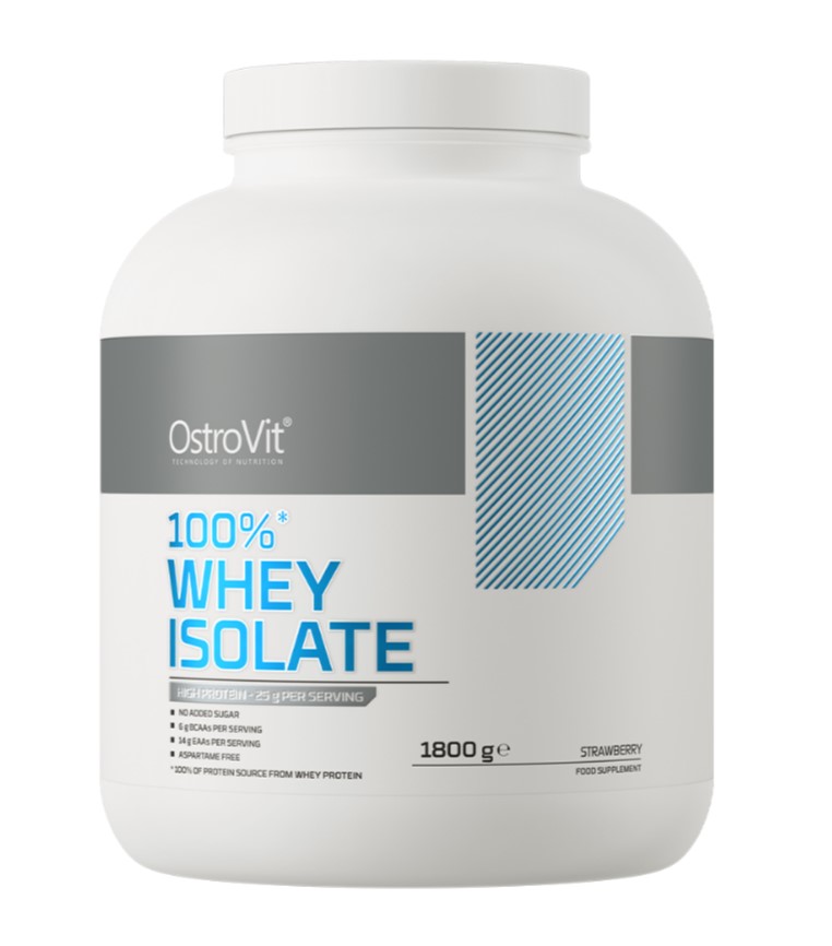 100% Whey Isolate, Strawberry - 1800g