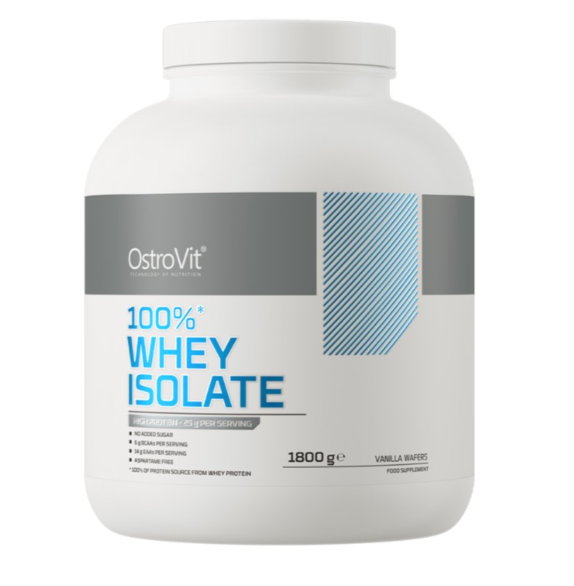 100% Whey Isolate, Vanilla Wafers - 1800g