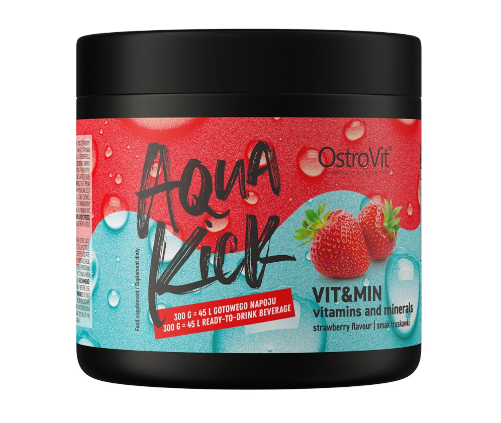 Aqua Kick Vit&Min, Strawberry - 300g