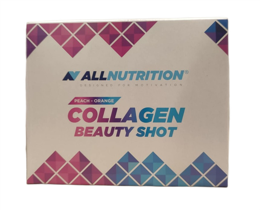 Collagen Beauty Shot, Peach-Orange - 12 x 80 ml.