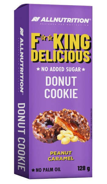 Fitking Delicious Donut Cookie, Peanut Caramel - 128g