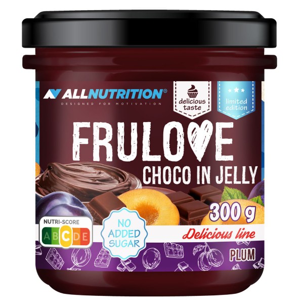 Frulove Choco In Jelly, Plum - 300g