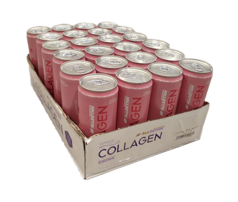 AllDeynn Collagen Drink, Peachini - 24 x 330 ml.