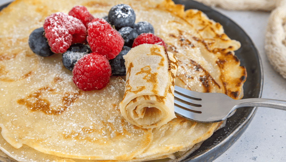 Receita de Crepe Proteico