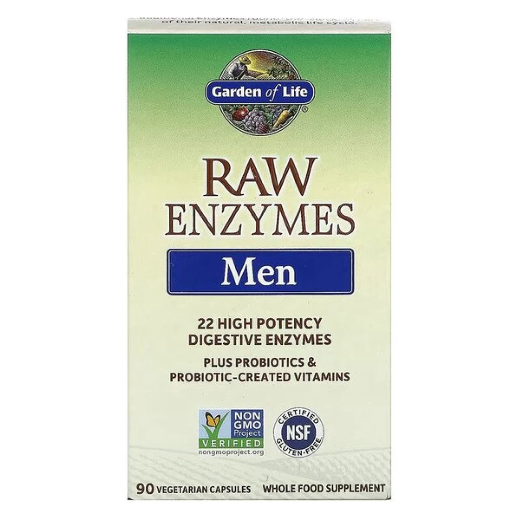 Raw Enzymes Men - 90 vcaps