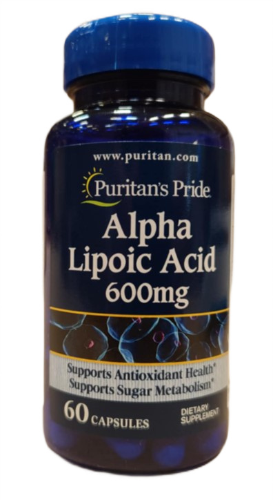 Alpha Lipoic Acid, 600mg - 60 caps