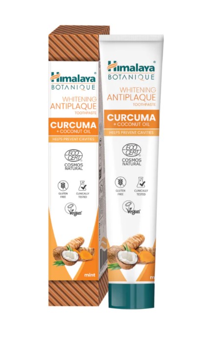 Whitening Antiplaque Toothpaste Curcuma + Coconut Oil