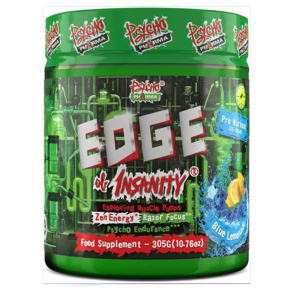 Psycho Pharma Edge of Insanity, Blue Lemonade - 305g