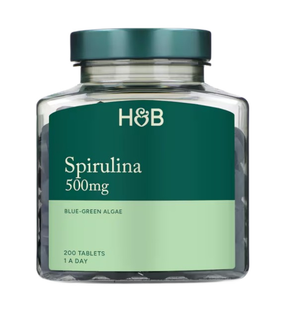 Spirulina, 500mg - 200 tablets