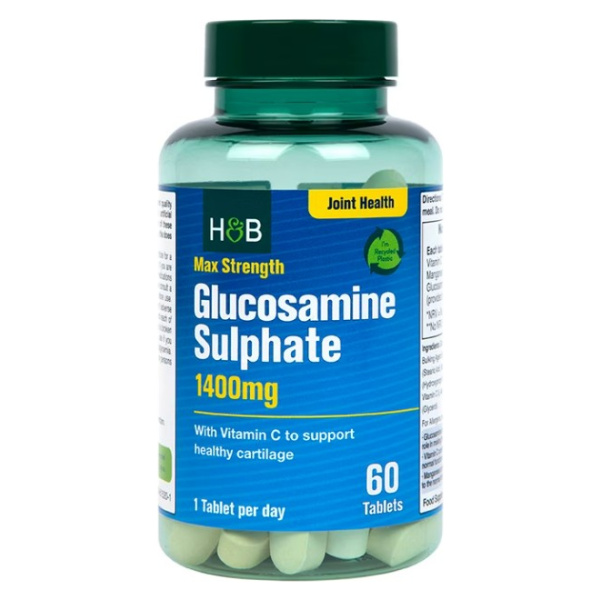 Glucosamine Sulphate, 1400mg - 60 tablets